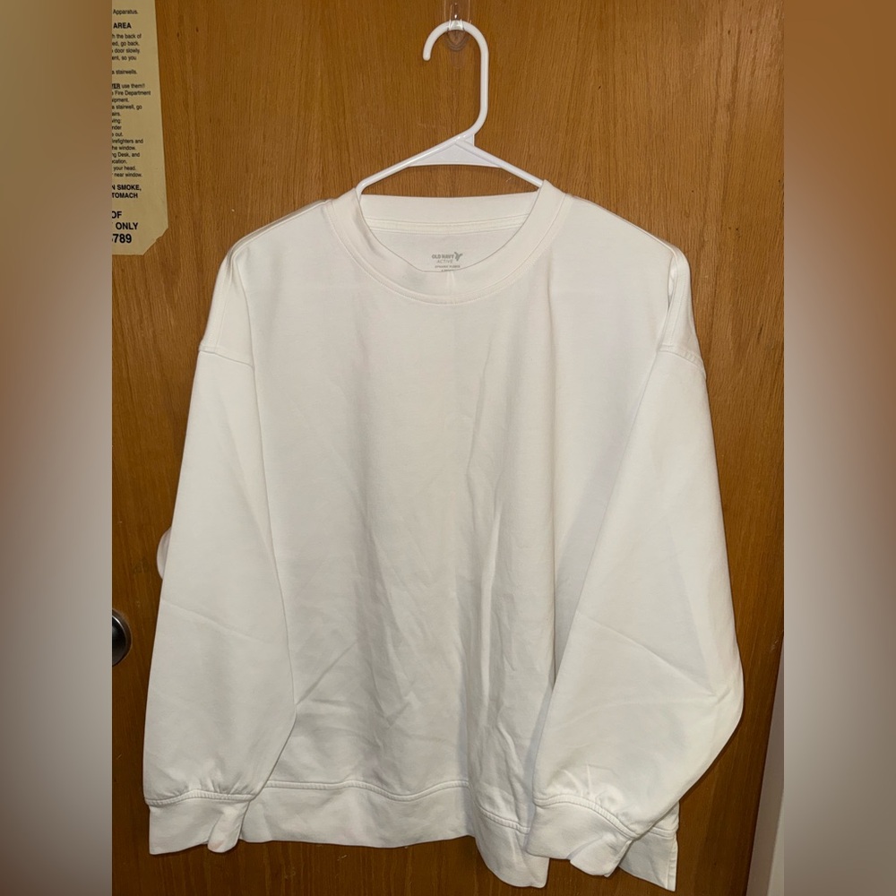 Old Navy Active White Sweattop